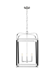 Visual Comfort Studio - LC1156PN - Six Light Lantern - Hadley - Polished Nickel