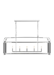 Visual Comfort Studio - LC1165PN - Five Light Chandelier - Hadley - Polished Nickel