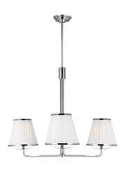 Visual Comfort Studio - LC1173PN - Three Light Chandelier - Esther - Polished Nickel