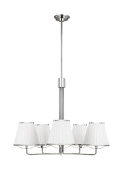 Visual Comfort Studio - LC1185PN - Five Light Chandelier - Esther - Polished Nickel