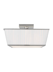 Visual Comfort Studio - LF1044PN - Four Light Flush Mount - Esther - Polished Nickel