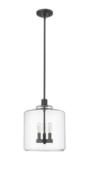 Millennium - 46933-MB - Three Light Pendant - Asheville - Matte Black