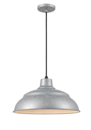 Millennium - LEDRWHC17-PGA - LED Warehouse/Cord Hung - R Series - Painted Galvanized