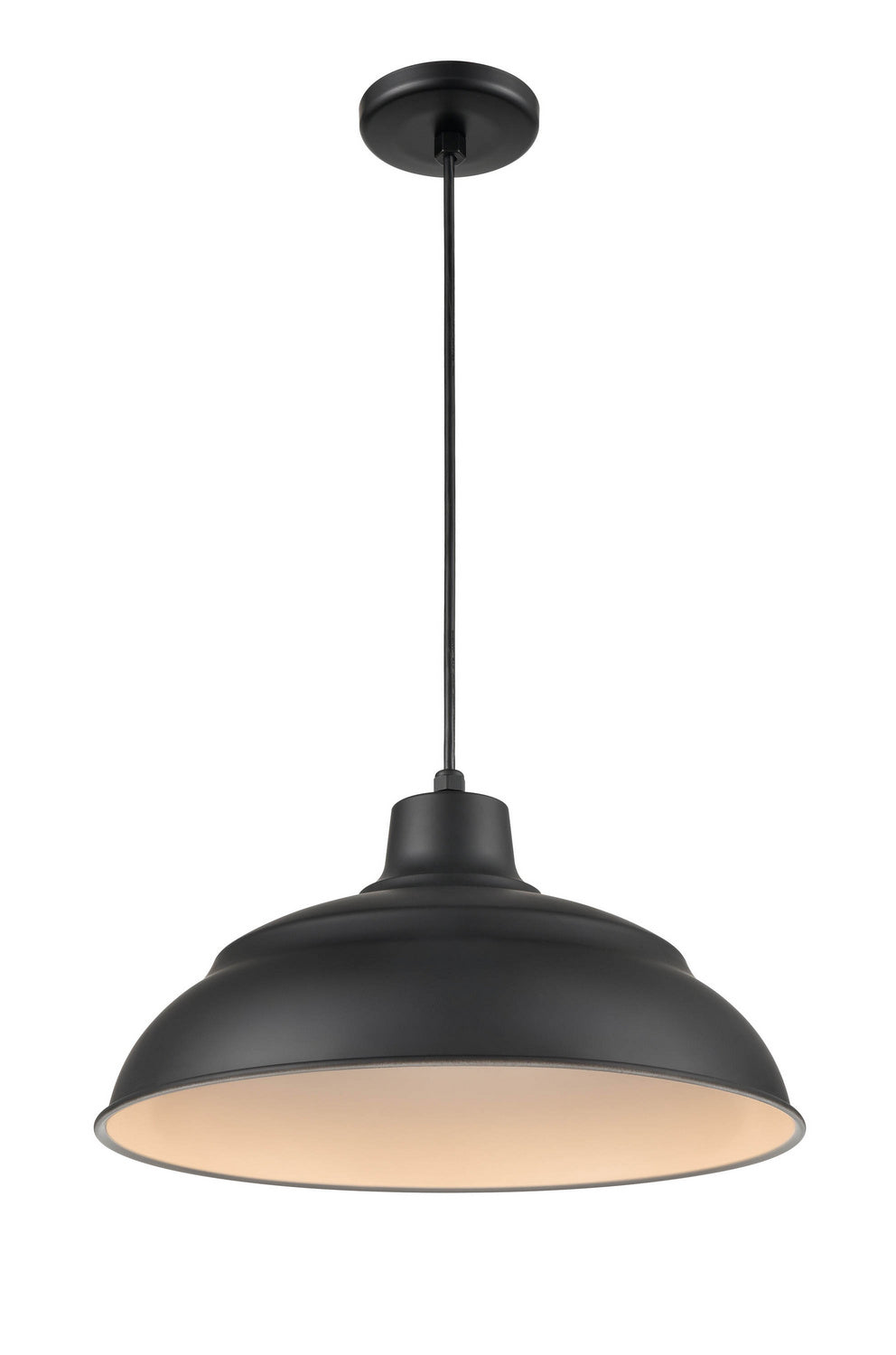 Millennium - LEDRWHC17-SB - LED Warehouse/Cord Hung - R Series - Satin Black