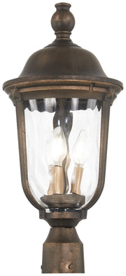 Minka-Lavery - 73248-748 - Three Light Outdoor Post Mount - Havenwood - Tauira Bronze And Alder Silver