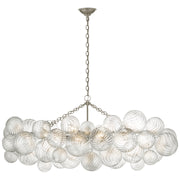 Visual Comfort Signature - JN 5116BSL-CG - LED Linear Chandelier - Talia - Burnished Silver Leaf