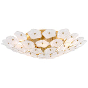 Visual Comfort Signature - KS 4066SB-CRE - LED Flush Mount - Leighton - Soft Brass