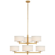 Visual Comfort Signature - KS 5070G-L - Six Light Chandelier - Walker - Gild