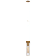 Visual Comfort Signature - KW 5116AB-CRG - LED Pendant - Liaison - Antique-Burnished Brass