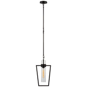 Visual Comfort Signature - S 5676BZ-CG - LED Pendant - Presidio - Bronze