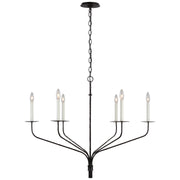 Visual Comfort Signature - S 5751AI - LED Chandelier - Belfair - Aged Iron