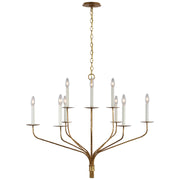 Visual Comfort Signature - S 5752GI - LED Chandelier - Belfair - Gilded Iron