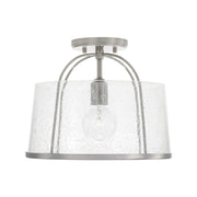 Capital Lighting - 247011BN - One Light Semi-Flush Mount - Madison - Brushed Nickel