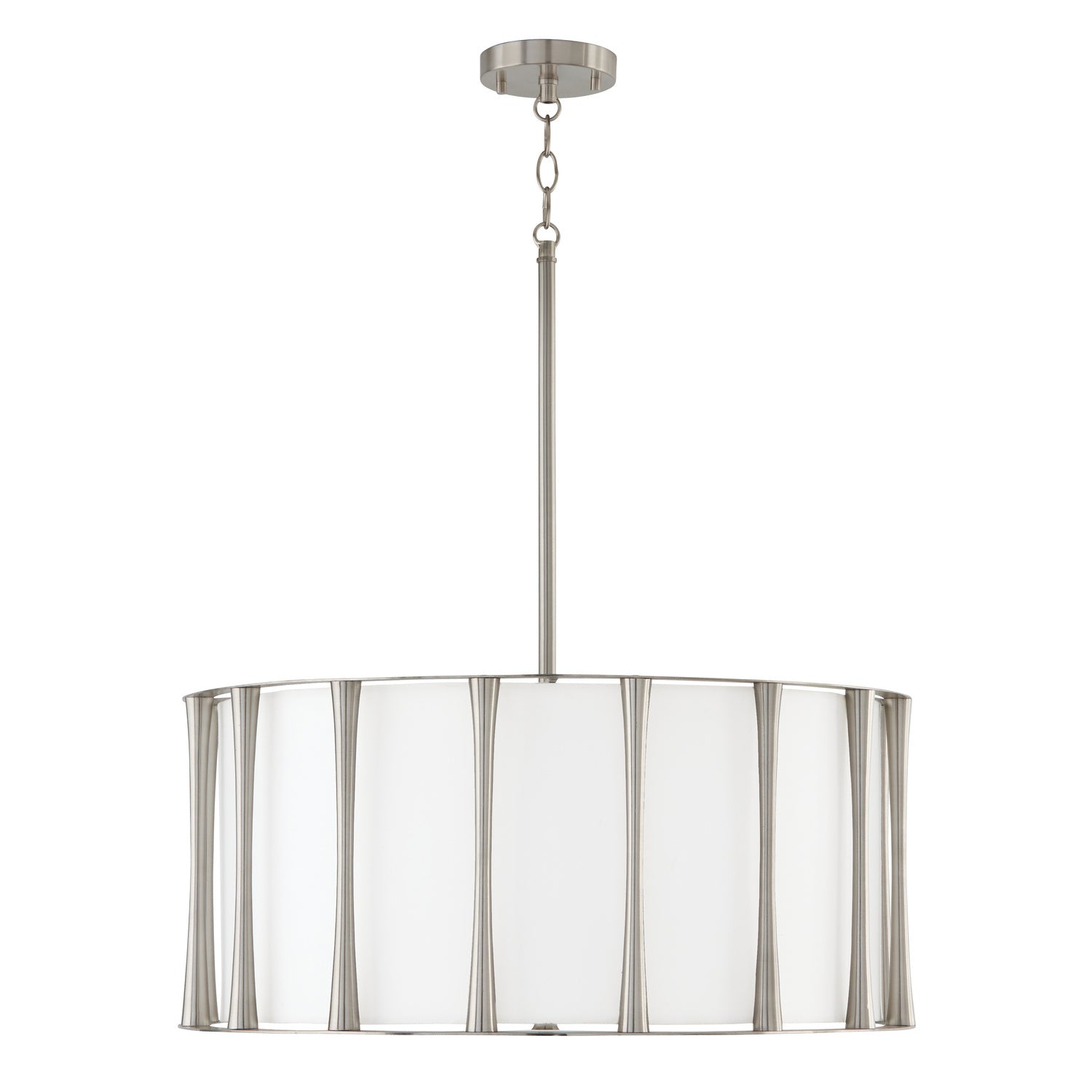 Capital Lighting - 344641BN - Four Light Pendant - Bodie - Brushed Nickel