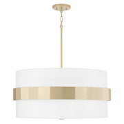 Capital Lighting - 346241SF - Four Light Pendant - Sutton - Soft Gold