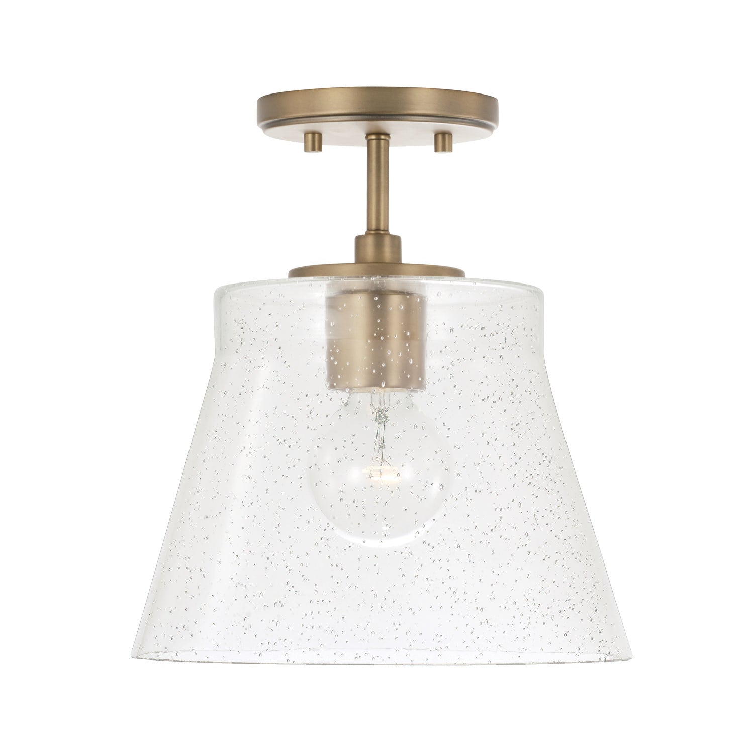 Capital Lighting - 346912AD - One Light Pendant - Baker - Aged Brass
