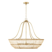 Capital Lighting - 444161MA - Six Light Chandelier - Wren - Matte Brass