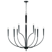 Capital Lighting - 445901MB - Ten Light Chandelier - Holden - Matte Black