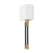 Capital Lighting - 644711AB - One Light Wall Sconce - Bleeker - Aged Brass and Black