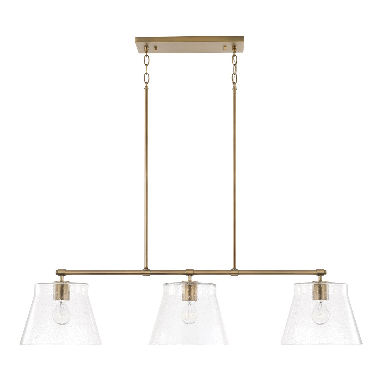 Capital Lighting - 846931AD - Three Light Island Pendant - Baker - Aged Brass