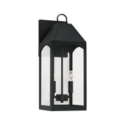 Capital Lighting - 946321BK - Two Light Outdoor Wall Lantern - Burton - Black
