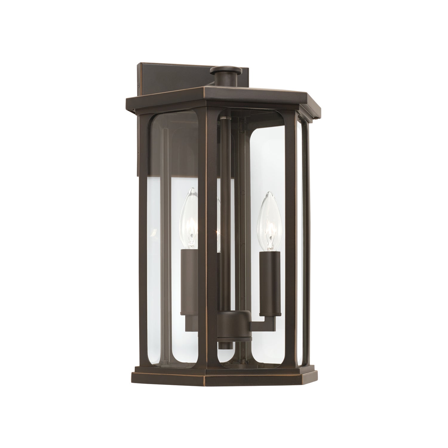 Capital Lighting - 946631OZ - Three Light Outdoor Wall Lantern - Walton - Oiled Bronze