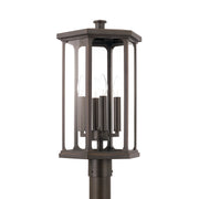 Capital Lighting - 946643OZ - Four Light Outdoor Post Lantern - Walton - Oiled Bronze