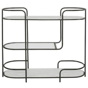 Uttermost - 25174 - Bar Console - Trolley Bar - Satin Black