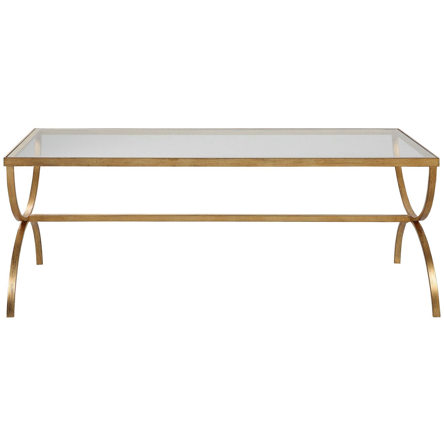 Uttermost - 25186 - Coffee Table - Crescent - Antiqued Gold