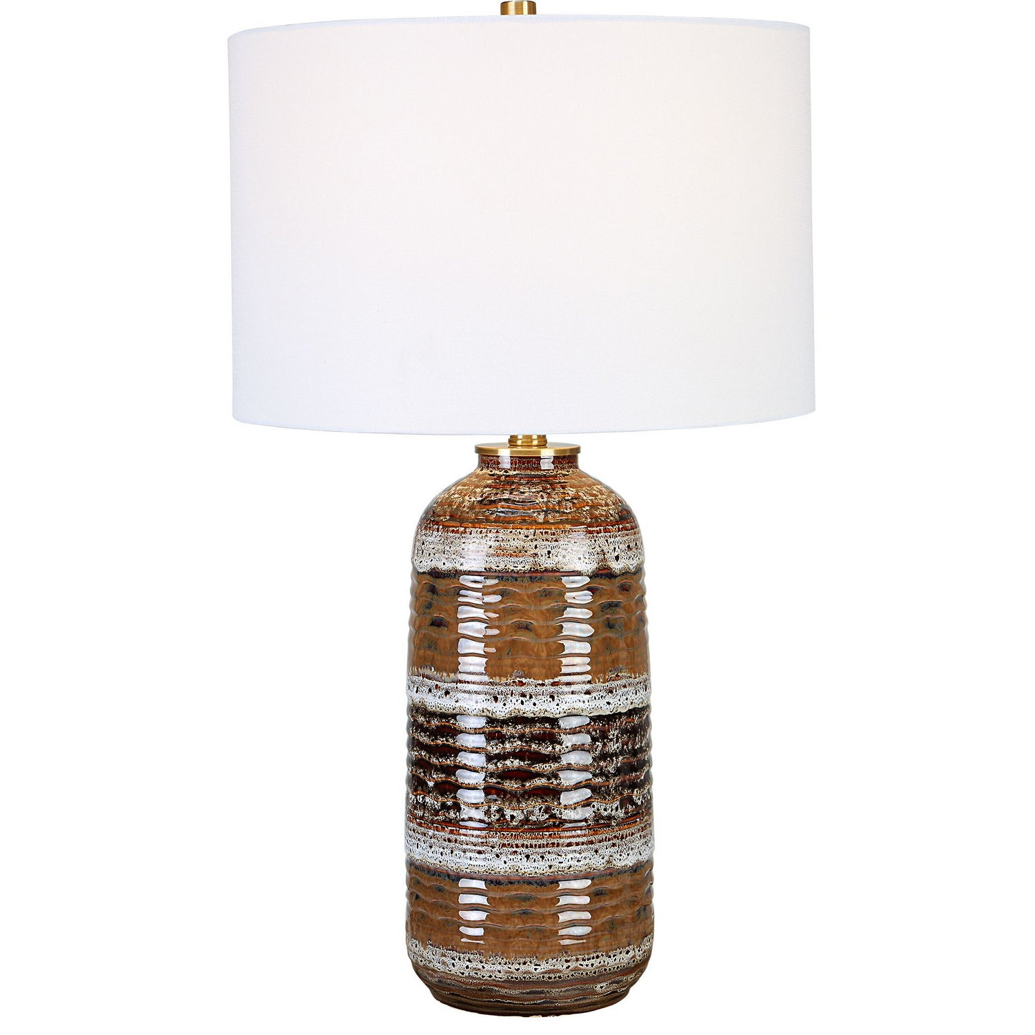 Uttermost - 30005-1 - One Light Table Lamp - Roan - Antique Brass