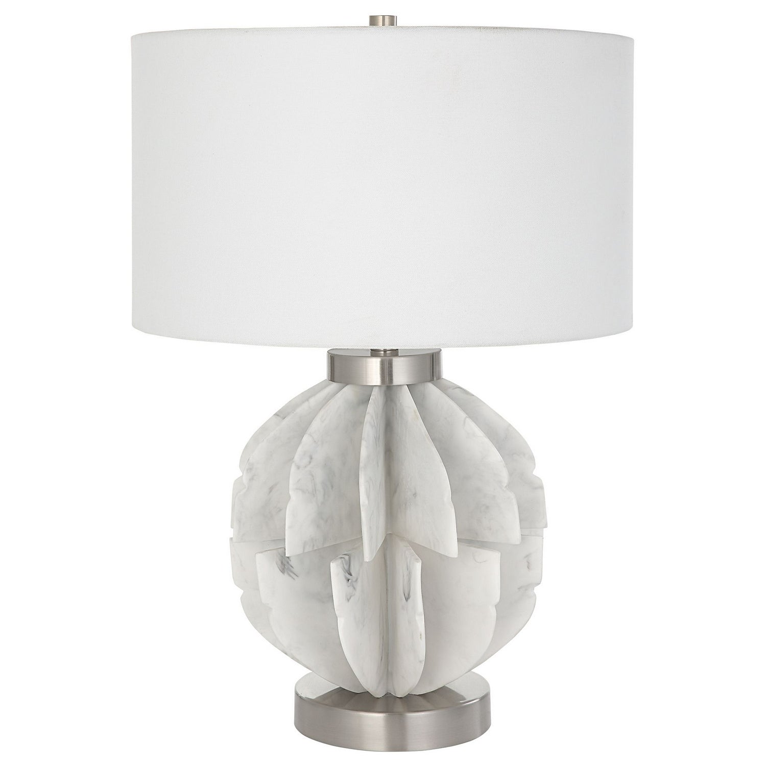 Uttermost - 30015-1 - One Light Table Lamp - Repetition - Brushed Nickel