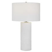 Uttermost - 30068 - One Light Table Lamp - Patchwork - Brushed Nickel