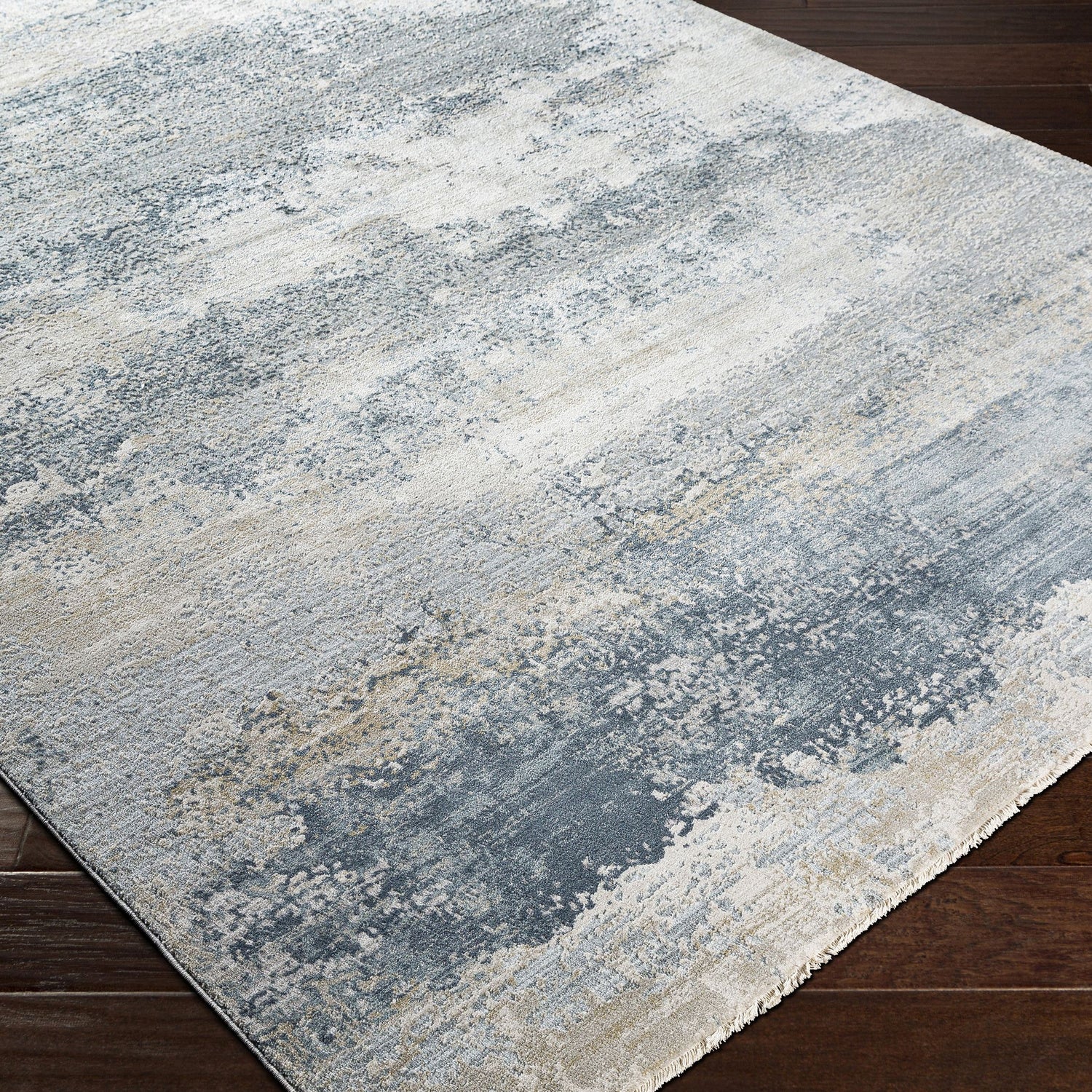 Uttermost - 71507-8 - Rug - Bremen - Sage, Taupe, Light Gray, White, Pale Blue, Olive, Navy, Teal