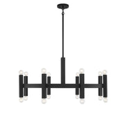 Meridian - M100103MBK - 16 Light Chandelier - Matte Black