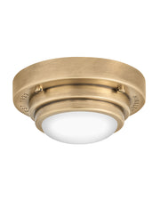 Hinkley - 32703HB - LED Flush Mount or Sconce - Porte - Heritage Brass