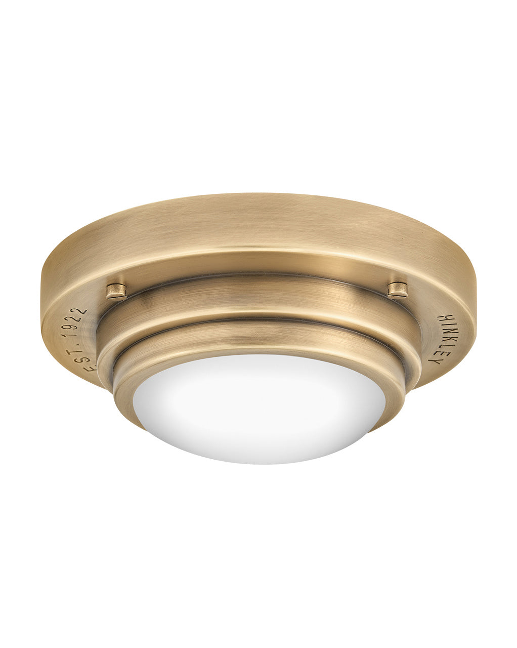 Hinkley - 32704HB - LED Flush Mount or Sconce - Porte - Heritage Brass