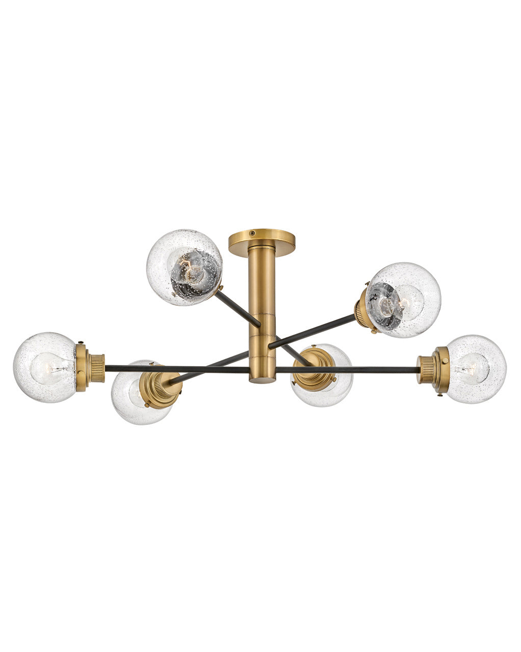 Hinkley - 40696BK - LED Semi-Flush Mount - Poppy - Black