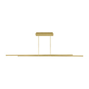 Visual Comfort Modern - 700LSSTG284NB-LED927-277 - LED Linear Suspension - Stagger - Natural Brass