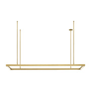 Visual Comfort Modern - 700LSSTG50NB-LED927 - LED Linear Suspension - Stagger - Natural Brass