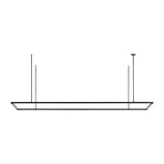 Visual Comfort Modern - 700LSSTG84B-LED927 - LED Linear Suspension - Stagger - Nightshade Black