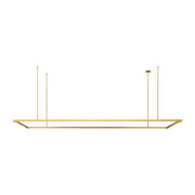 Visual Comfort Modern - 700LSSTG84NB-LED927 - LED Linear Suspension - Stagger - Natural Brass