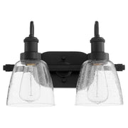 Quorum - 508-2-59 - Two Light Vanity - Hollis - Matte Black