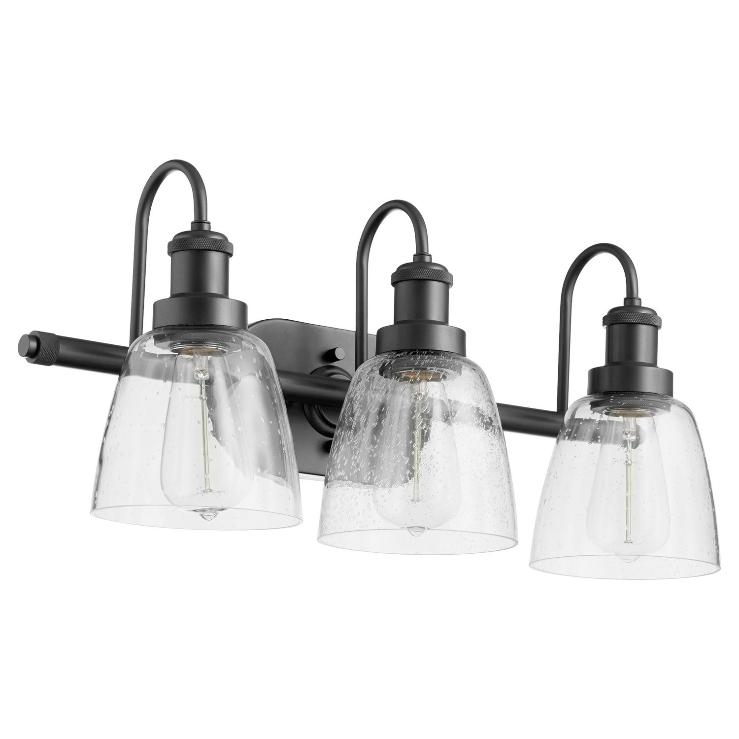 Quorum - 508-3-59 - Three Light Vanity - Hollis - Matte Black