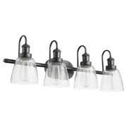 Quorum - 508-4-59 - Four Light Vanity - Hollis - Matte Black