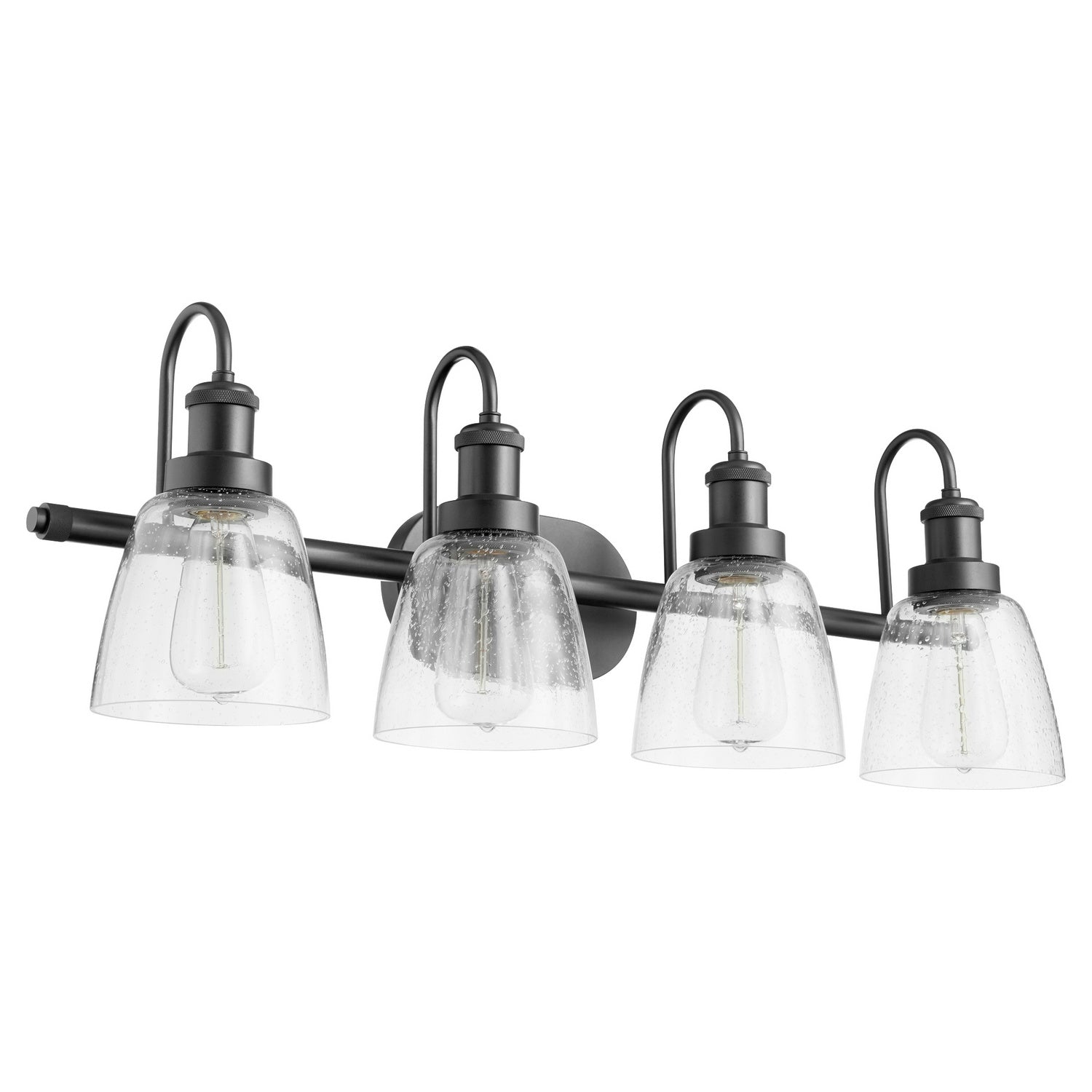 Quorum - 508-4-59 - Four Light Vanity - Hollis - Matte Black