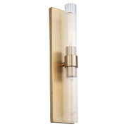 Quorum - 522-2-80 - Two Light Wall Mount - Sheridan - Aged Brass