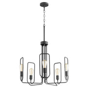 Quorum - 650-5-69 - Five Light Chandelier - Howe - Textured Black