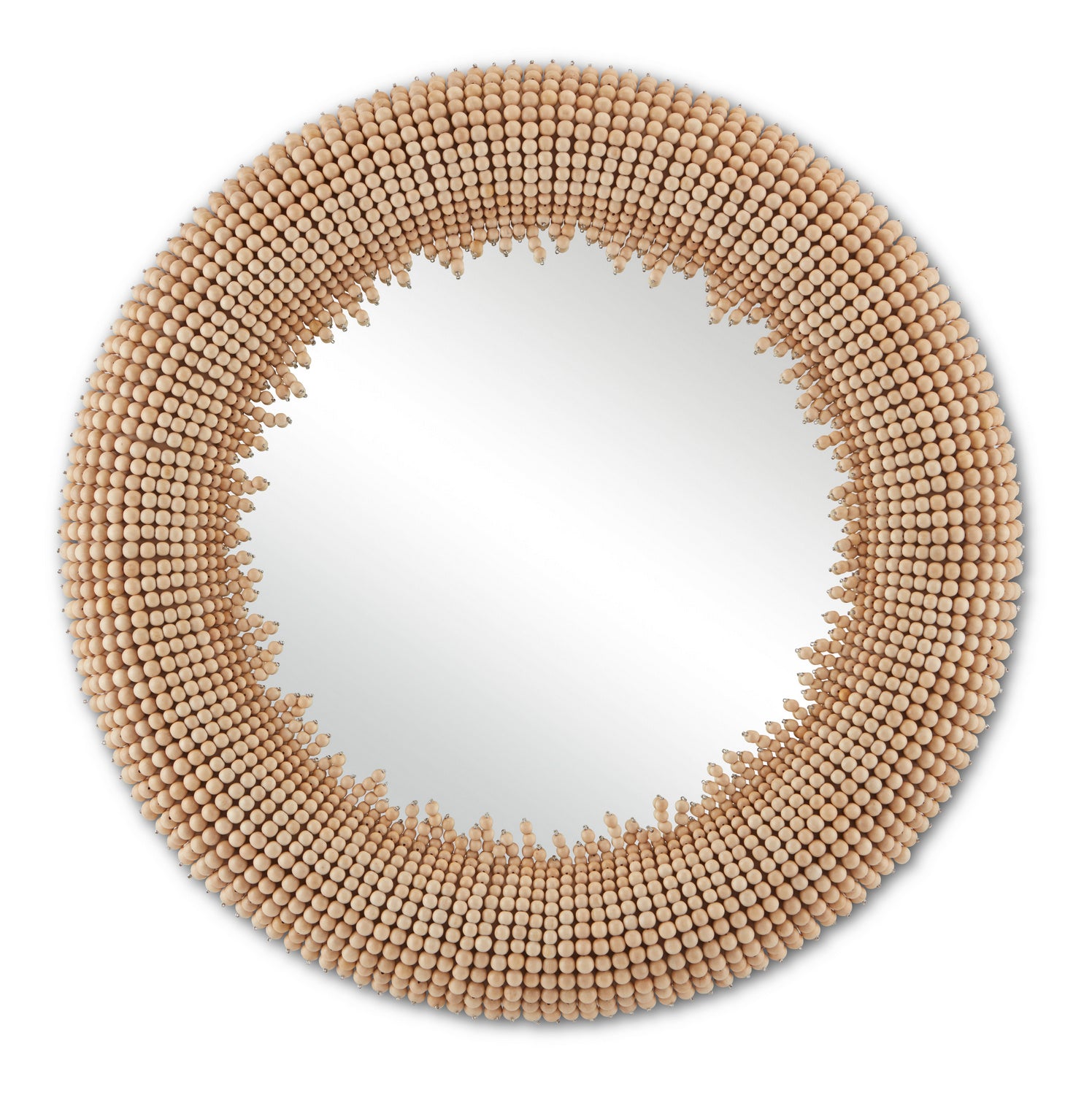 Currey and Company - 1000-0107 - Mirror - Beige/Mirror