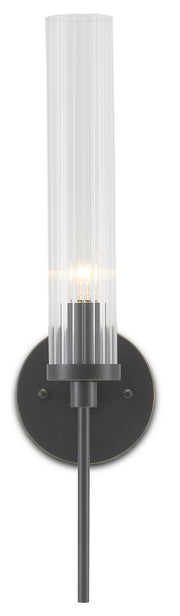 Currey and Company - 5800-0006 - One Light Wall Sconce - Oil Rubbed Bronze/Clear