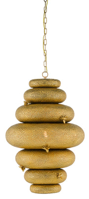 Currey and Company - 9000-0761 - One Light Chandelier - Antique Brass